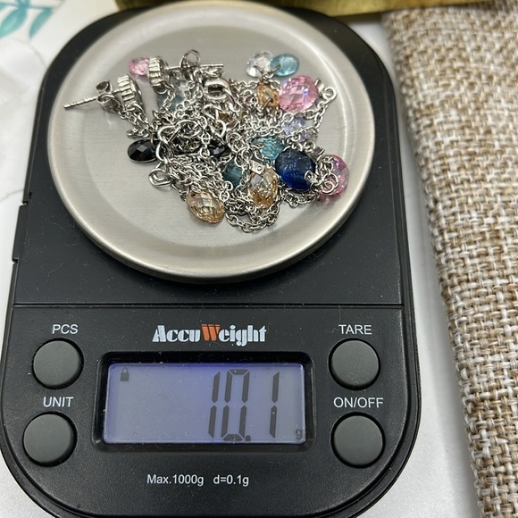 💎 925 Silver Multi-Gemstone Necklace (Necklace Only) - Picture 14 of 15